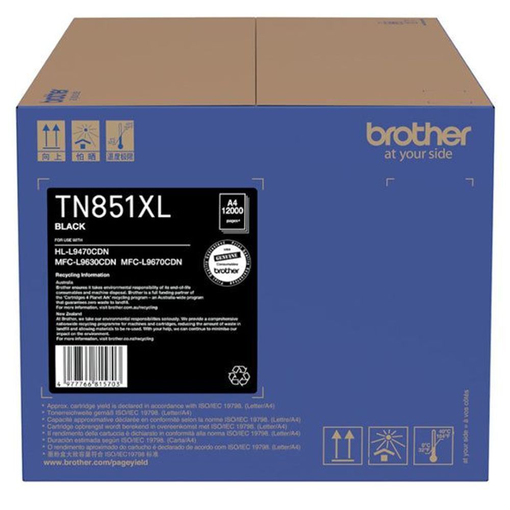 TN851XLBK - Brother TN851XLBK Black High Capacity Toner