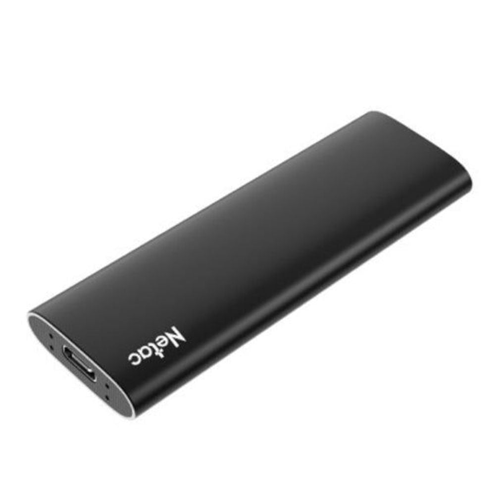 NT01ZSLIM-500G-32BK - Netac Z Slim USB3.2 Gen 2 500GB External SSD Type-C/A