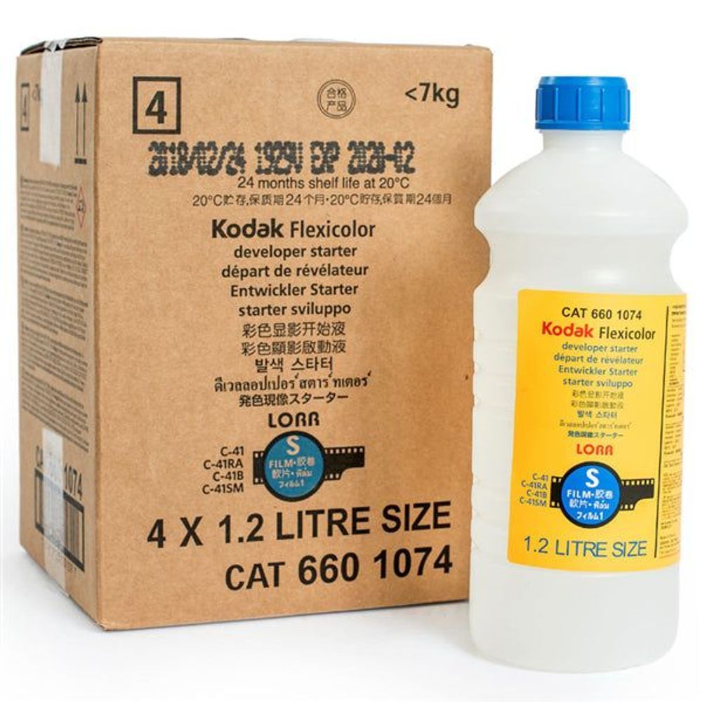 6601074 - Kodak Flexicolour Developer Starter 1.2 litre (Box of 4)