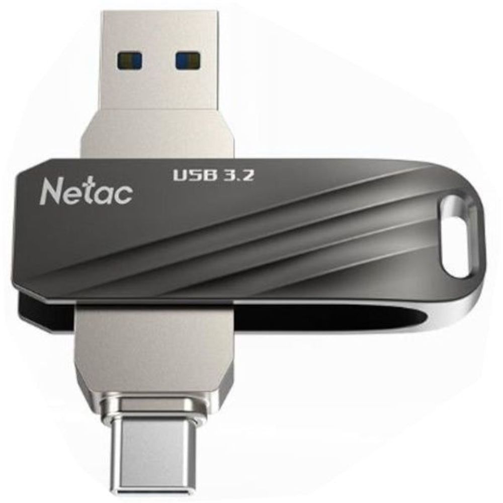 NT03US11C-128G-32BK - Netac US11 USB3.2 + Type-C Dual Flash Drive 128GB UFD