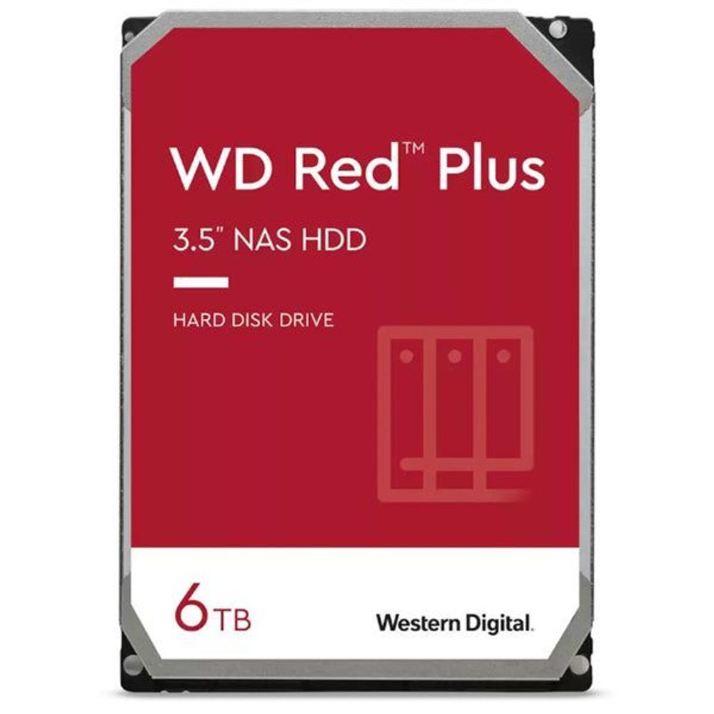 WD60EFPX - WD Red Plus 6TB SATA 3.5" Intellipower 256MB NAS HDD 3Yr Wty