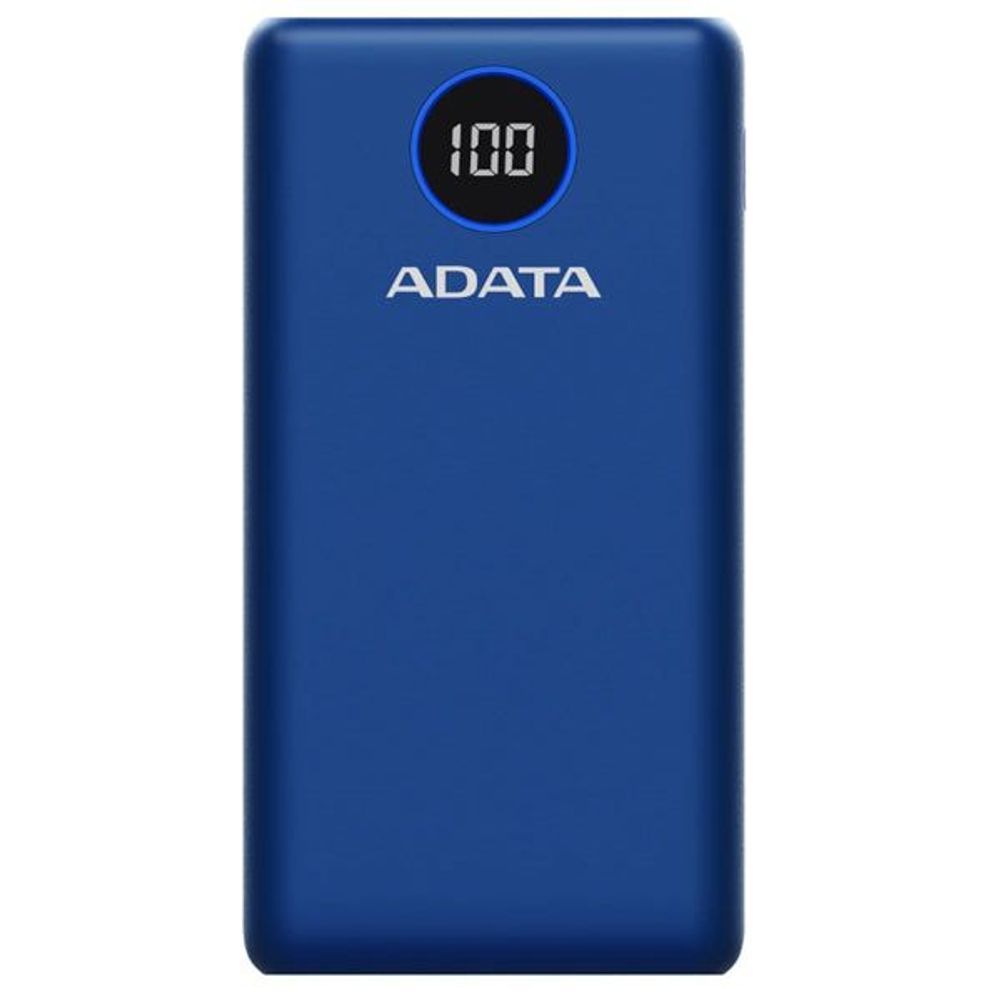 AP20000QCD-DGT-CDB - ADATA P20000QCD 20000mAh Quick Charge Powerbank - Blue