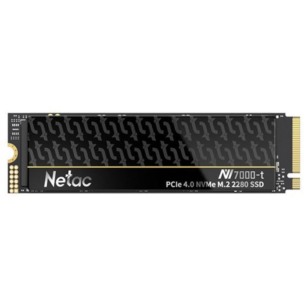 NT01NV7000t-2T0-E4X - Netac NV7000-T PCIe4x4 M.2 2280 NVMe SSD 2TB 5YR with heatsink