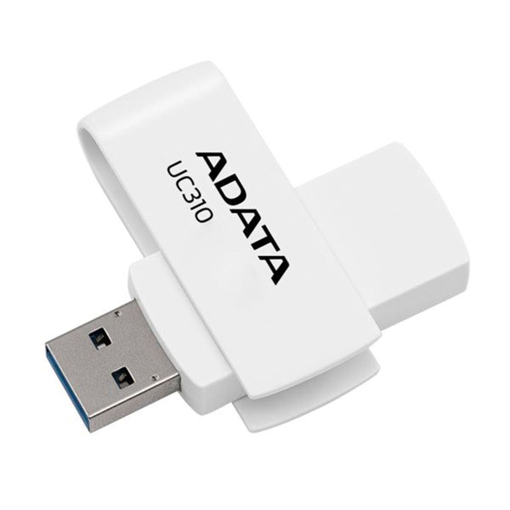 UC310-256G-RWH - ADATA UC310 Swivel USB3.2 256GB White Flash Drive