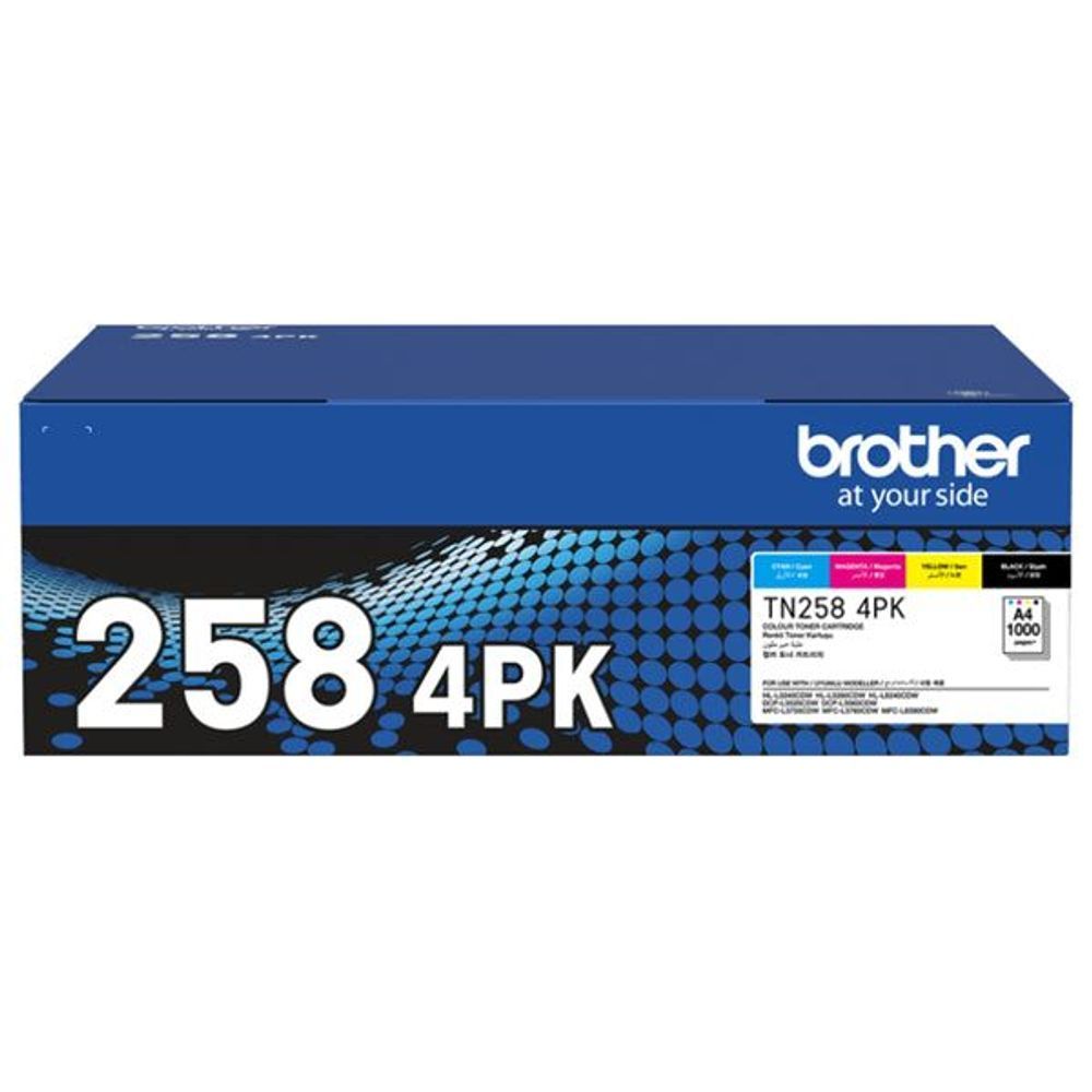 TN2584PK - Brother TN2584PK Toner 4 Pack