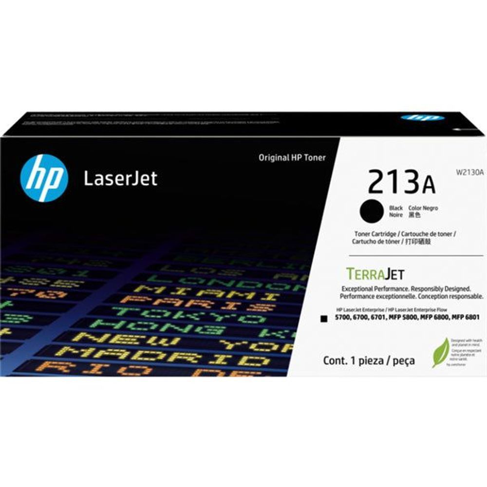 W2130A - HP 213A Black Original LaserJet Toner Cartridge