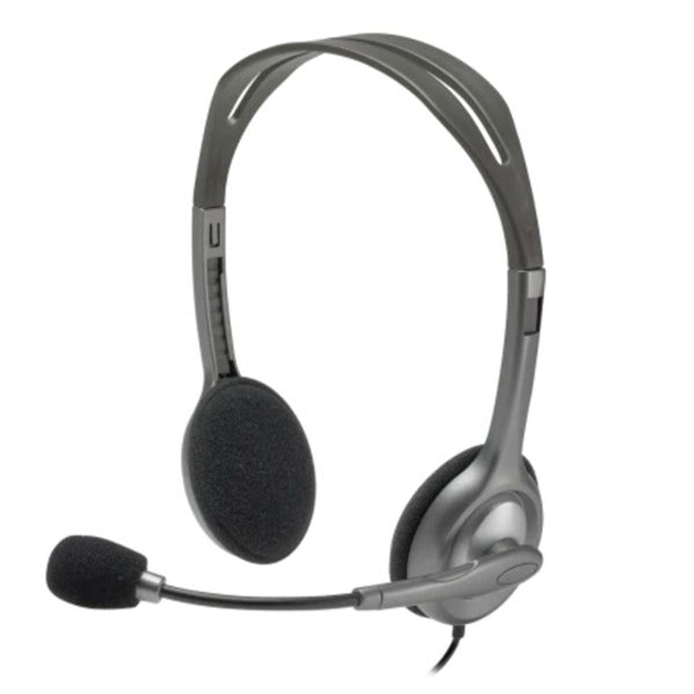 981-000459 - Logitech H110 Stereo Headset with Noise-Cancelling Microphone