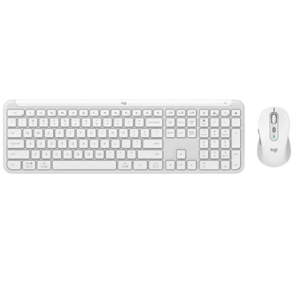 920-012476 - Logitech MK950 Performance Wireless Keyboard and Mouse - Off-White