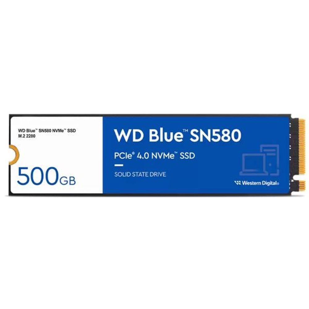 WDS500G3B0E - WD Blue 500GB SN580 PCIE M.2 2280 3D NVMe SSD