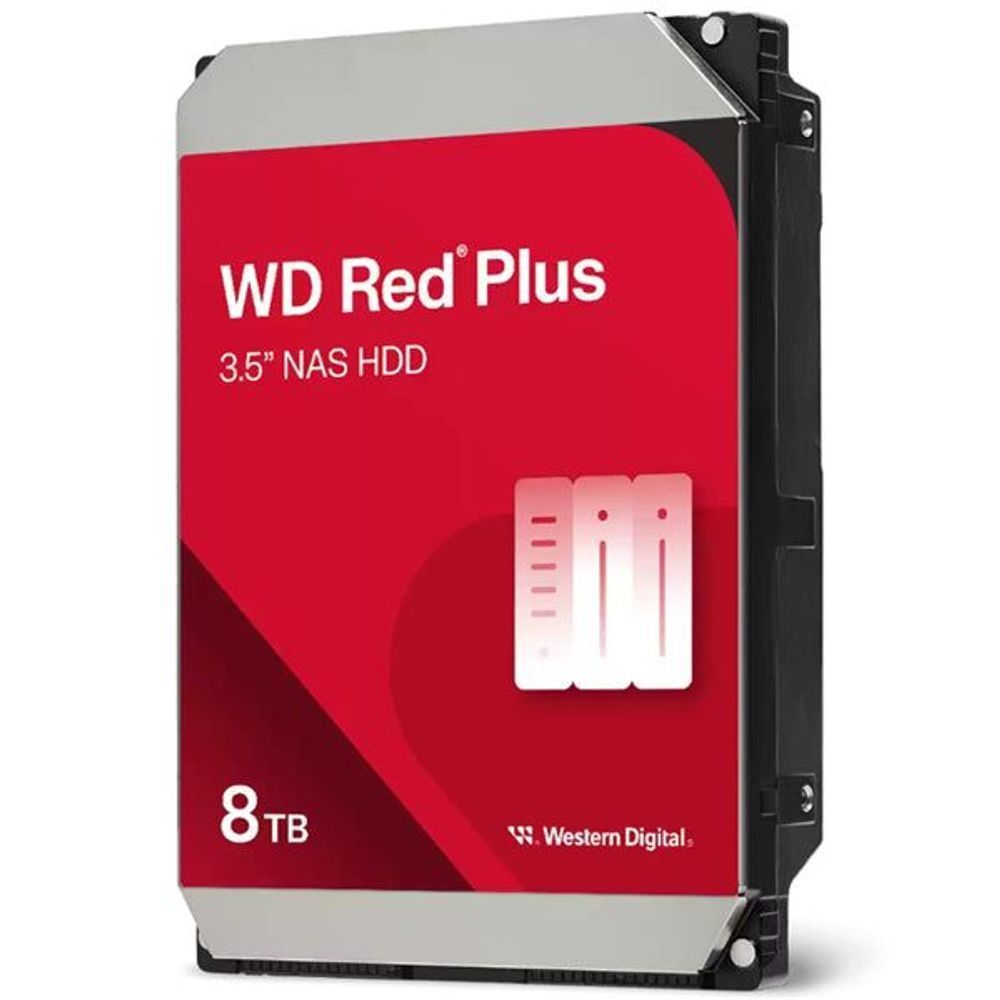 WD80EFPX - WD Red Plus 8TB SATA 3.5" Intellipower 256MB 5640RPM NAS HDD 3Yr Wty