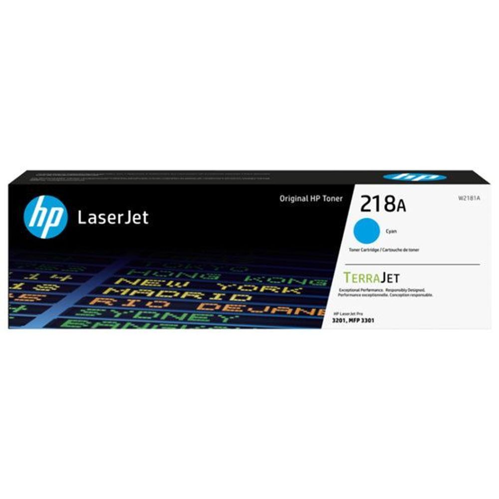 W2181A - HP 218A CYAN Original LaserJet Toner Cartridge