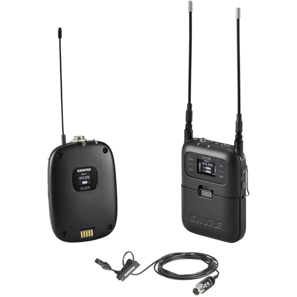 SLXD15-UL4B - Shure Portable Wireless Bodypack with UL4B Lapel Microphone