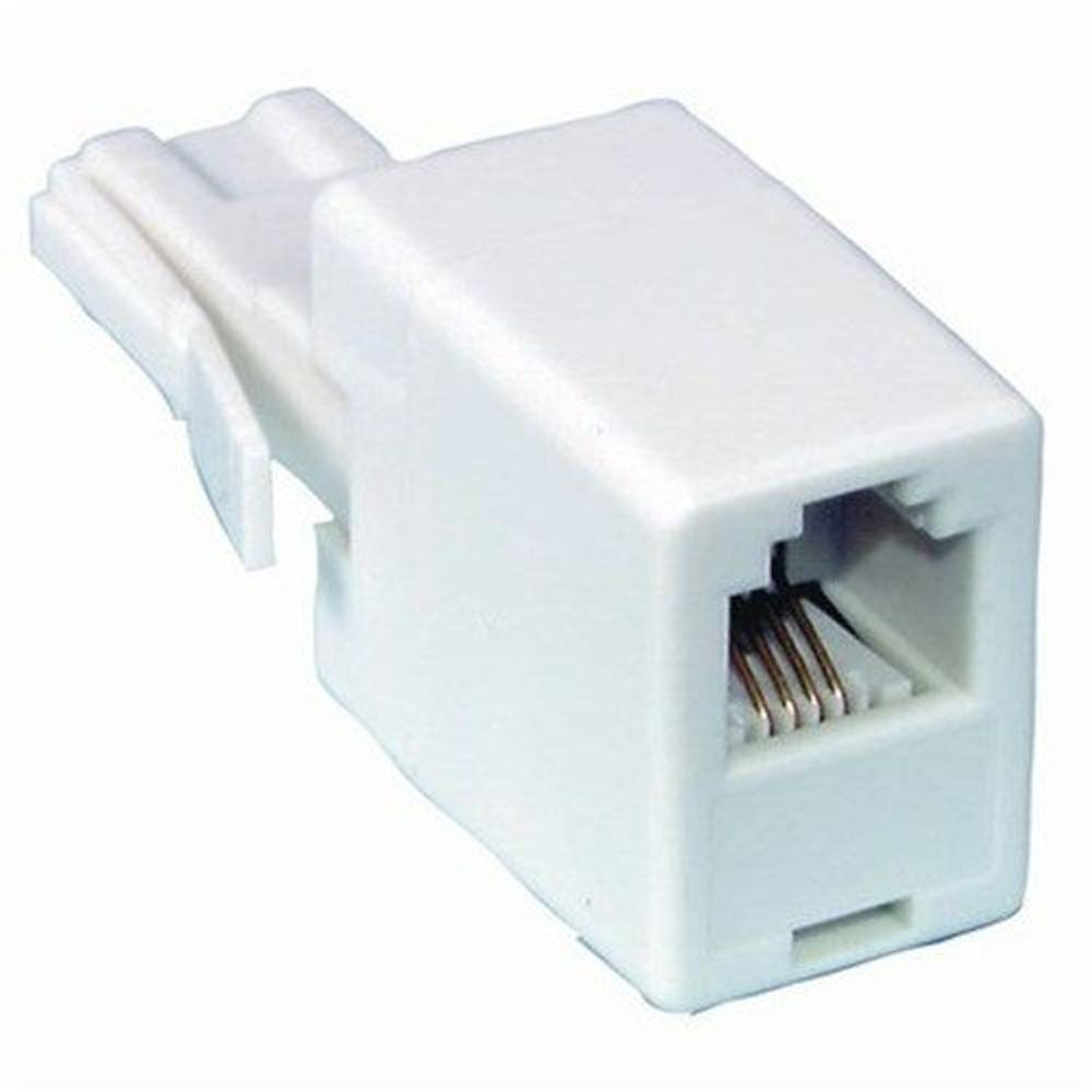 YT7112 - RJ11 Socket to NZ Telephone Plug Adaptor