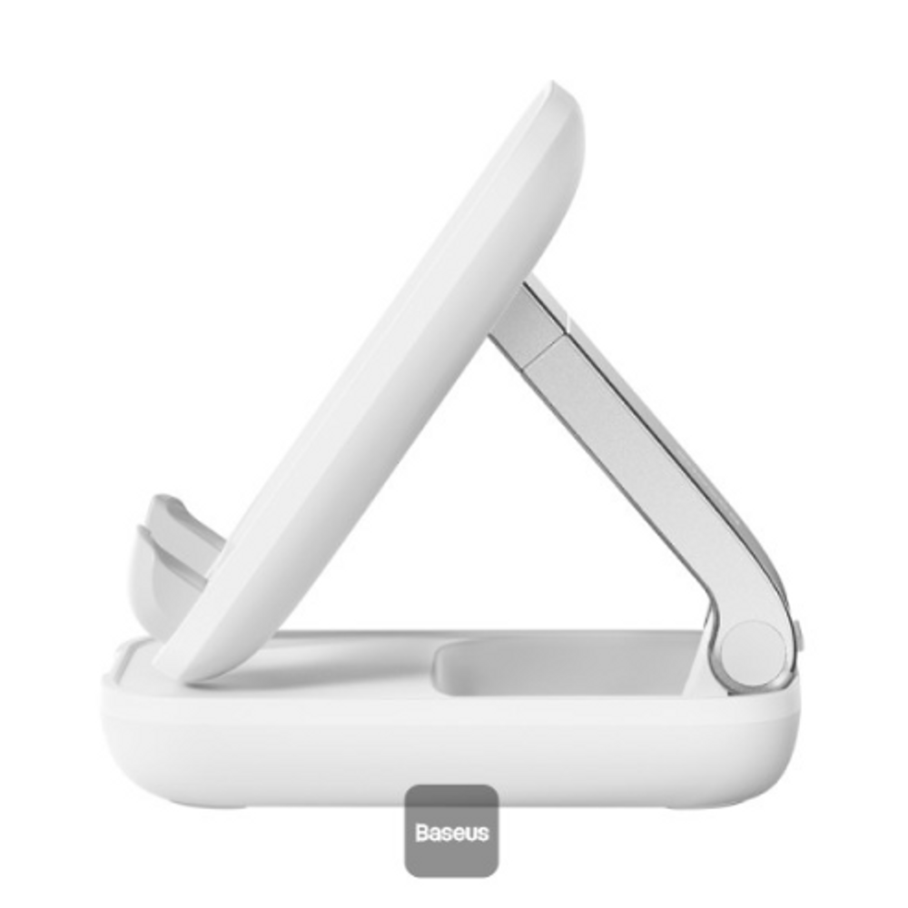 BAS30201 - Baseus Seashell Series Folding Phone Stand Moon White