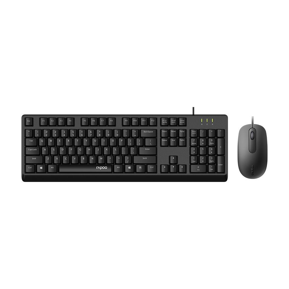 RAPOO-X130PRO - Rapoo X130PRO wired keyboard and mouse combo