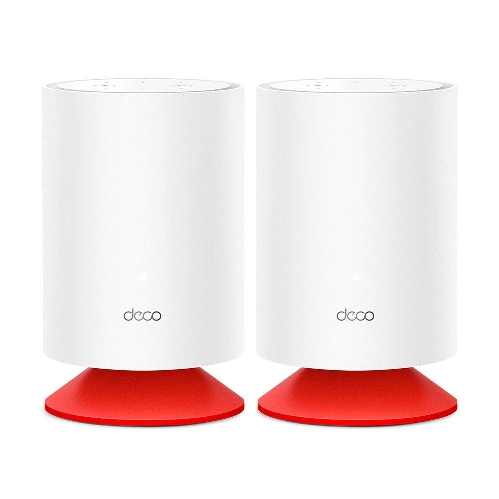 TL-DECO VOICE X20-2P - TP-Link Deco Voice X20(2-pack), AX1800 Mesh Wi-Fi 6 System with Alexa Built-In