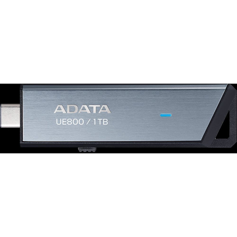 AELI-UE800-512G-CSG - ADATA UE800 Retractable USB3.2 Gen 2 Type-C 512GB External SSD 5yr wty