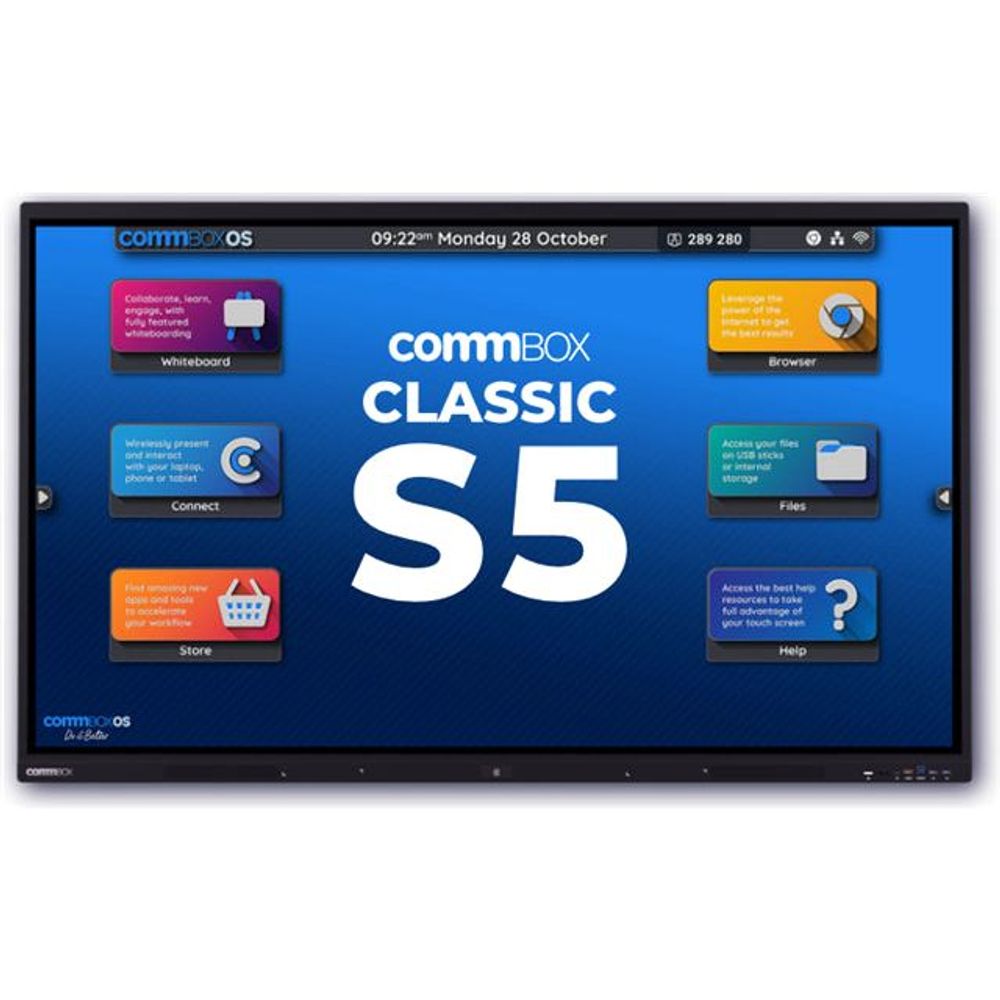 CommBox Interactive Classic S5 75" 4k Touchscreen
