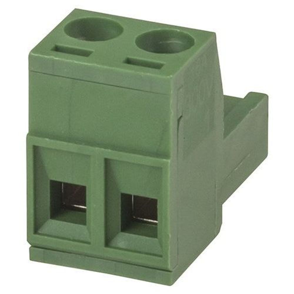 HM3122 - 2 Pole PC Mount Pluggable Terminal Block Socket - 5.08mm