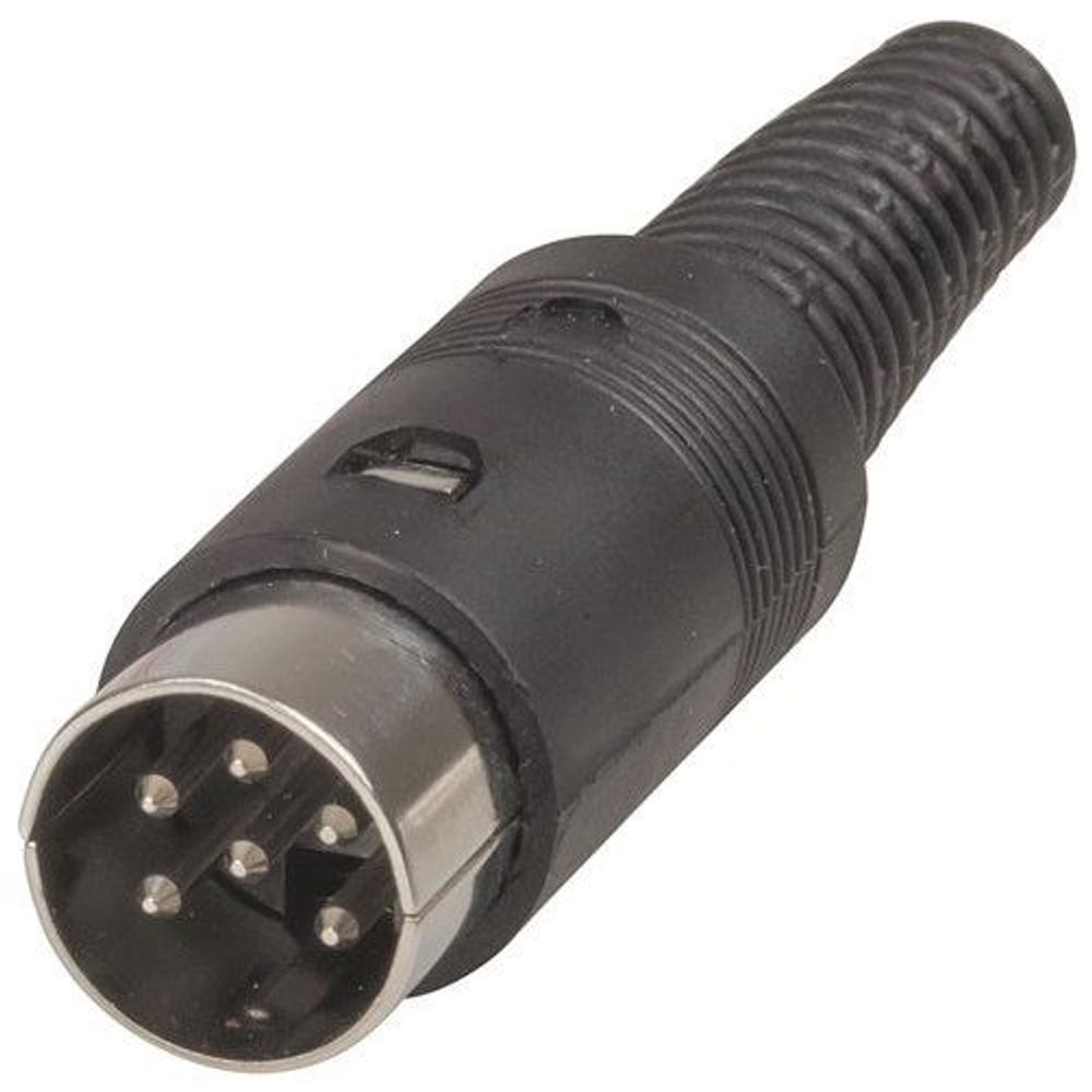 PP0308 - 6 Pin DIN Line Plug