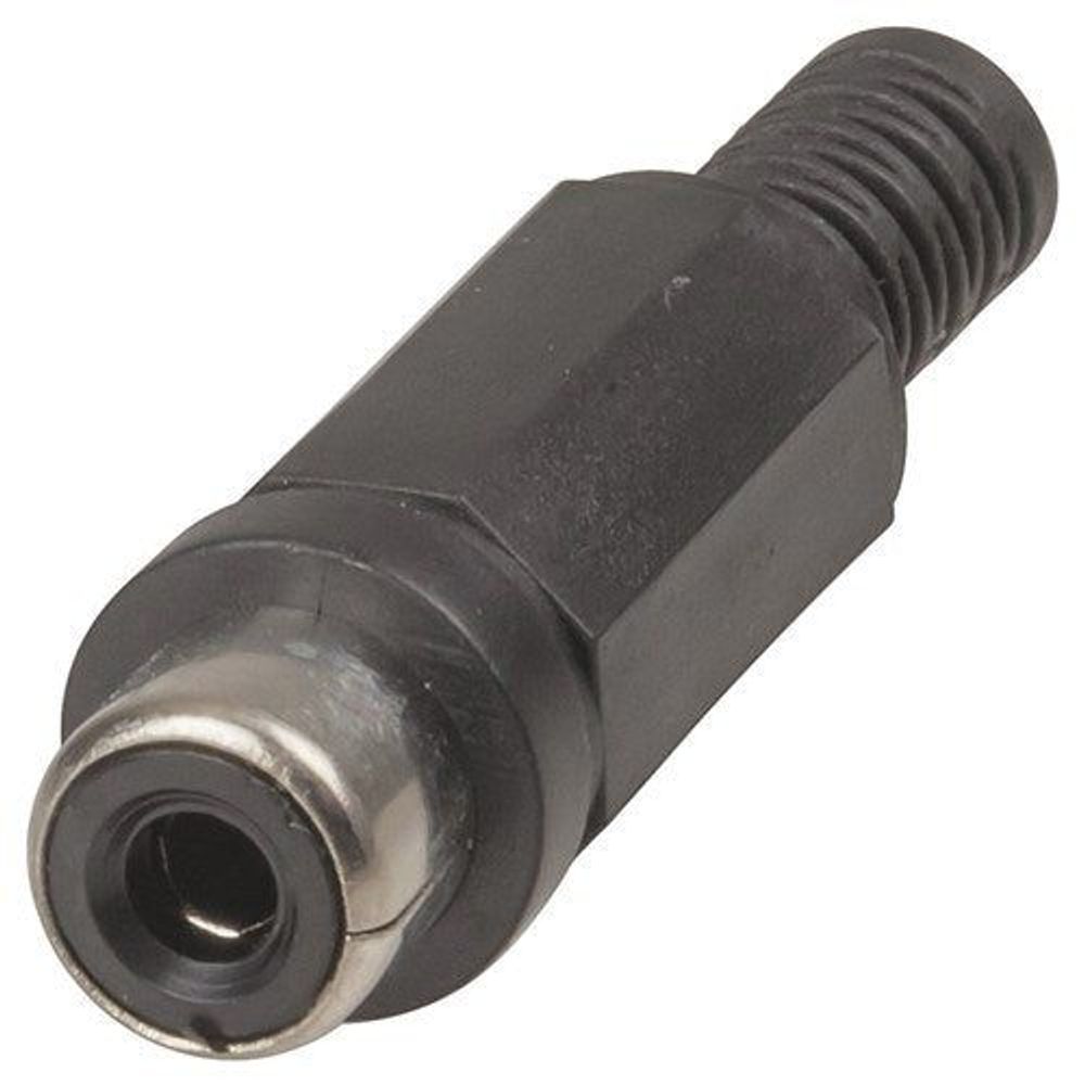 PS0252 - Black Plastic Line Socket RCA