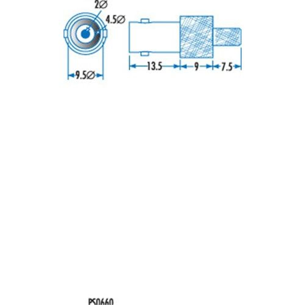 PS0660 - BNC Line Socket - CRIMP TYPE