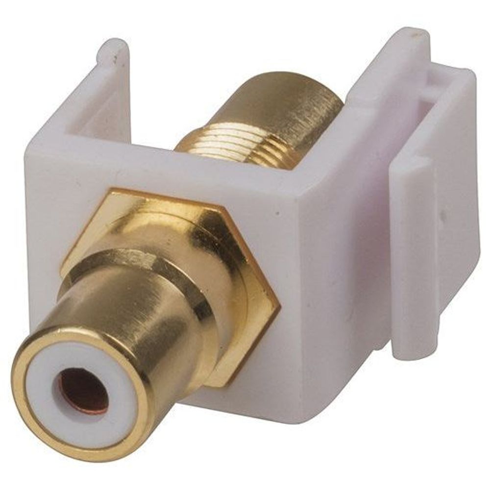 PS0764 - Keystone Insert RCA - RCA Skt White