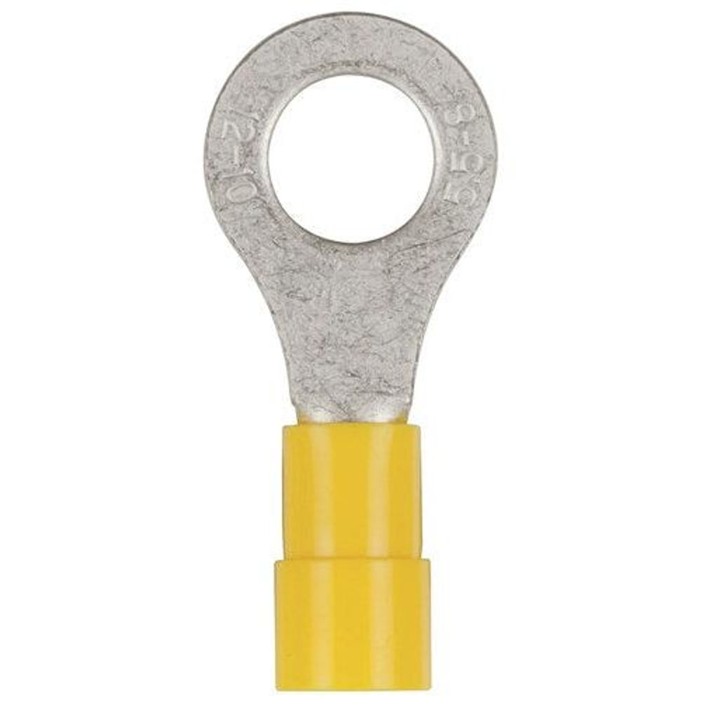 PT4718 - Yellow 8mm Eye Terminal - Pack 8