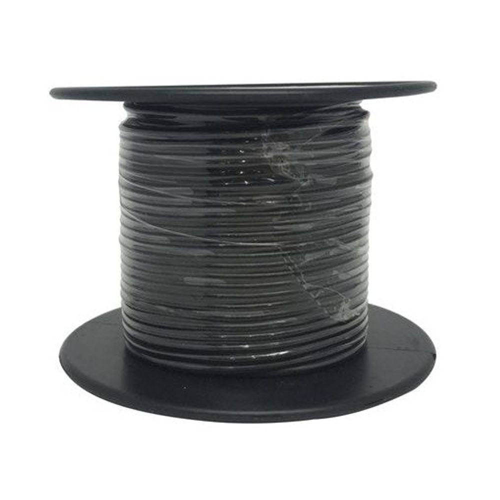 WH3001 - Black Light Duty Hook-up Wire - 25m