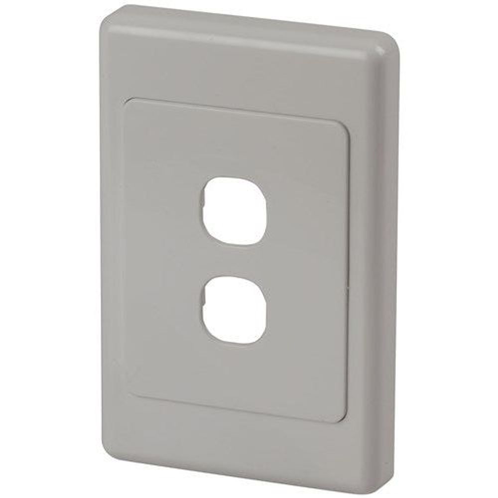 YN8016 - Double Mechanism AU/NZ GPO Wall Plate