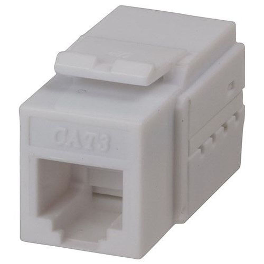 YN8027 - RJ12 Socket 6P6C Keystone Jack - White