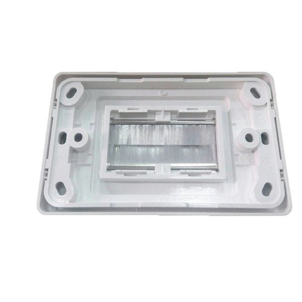 PS0296 - Brushed Rear Cable Entry Wall Plate