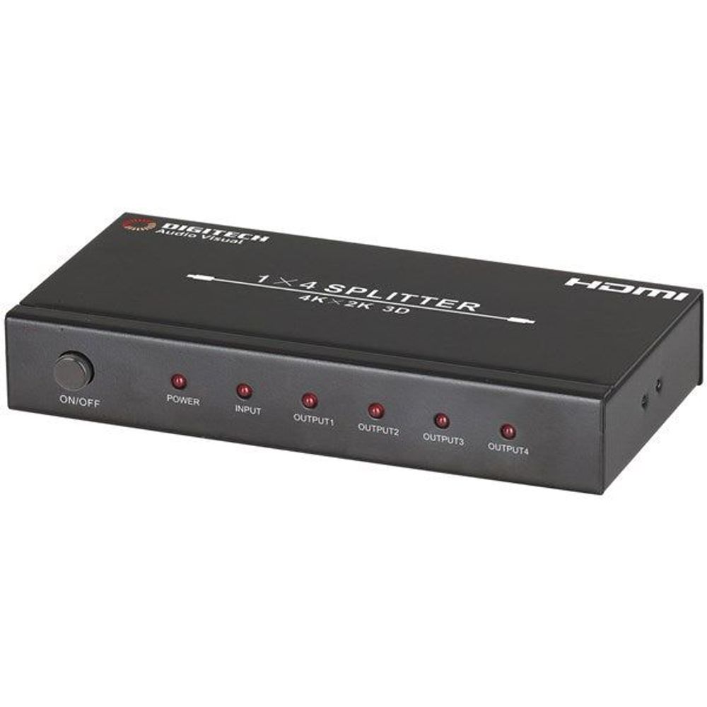 AC1712 - Digitech 4 Way Splitter with 4K Support