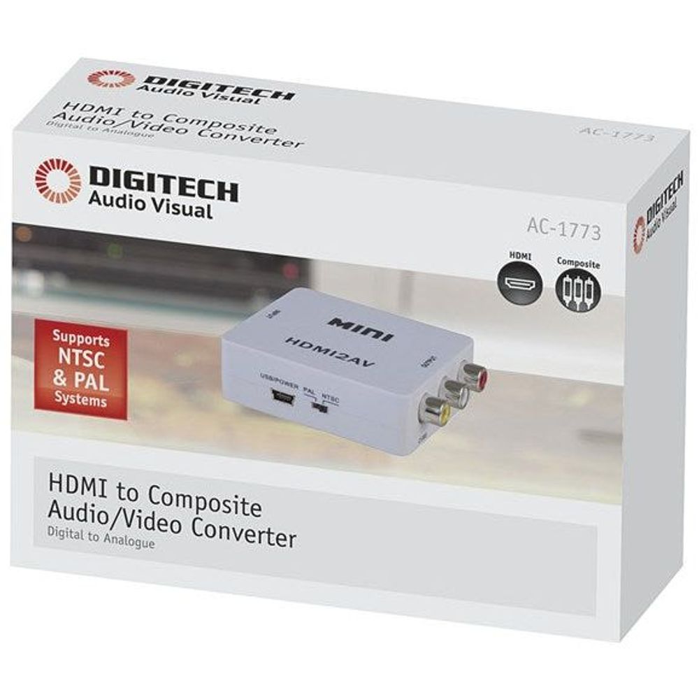 AC1773 - Digitech HDMI to Composite AV Converter