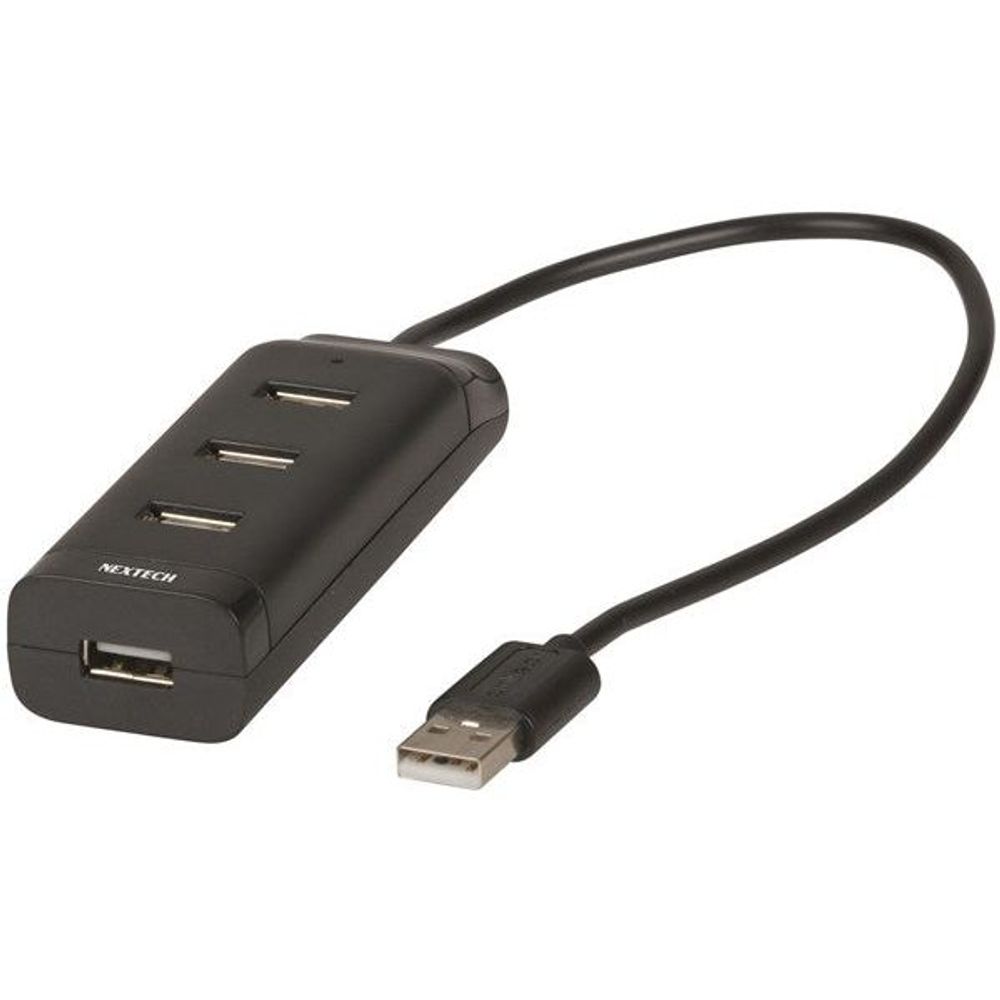 XC4979 - USB 3.0 4 Port Mini Hub Black