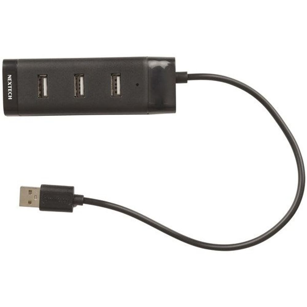 XC4979 - USB 3.0 4 Port Mini Hub Black