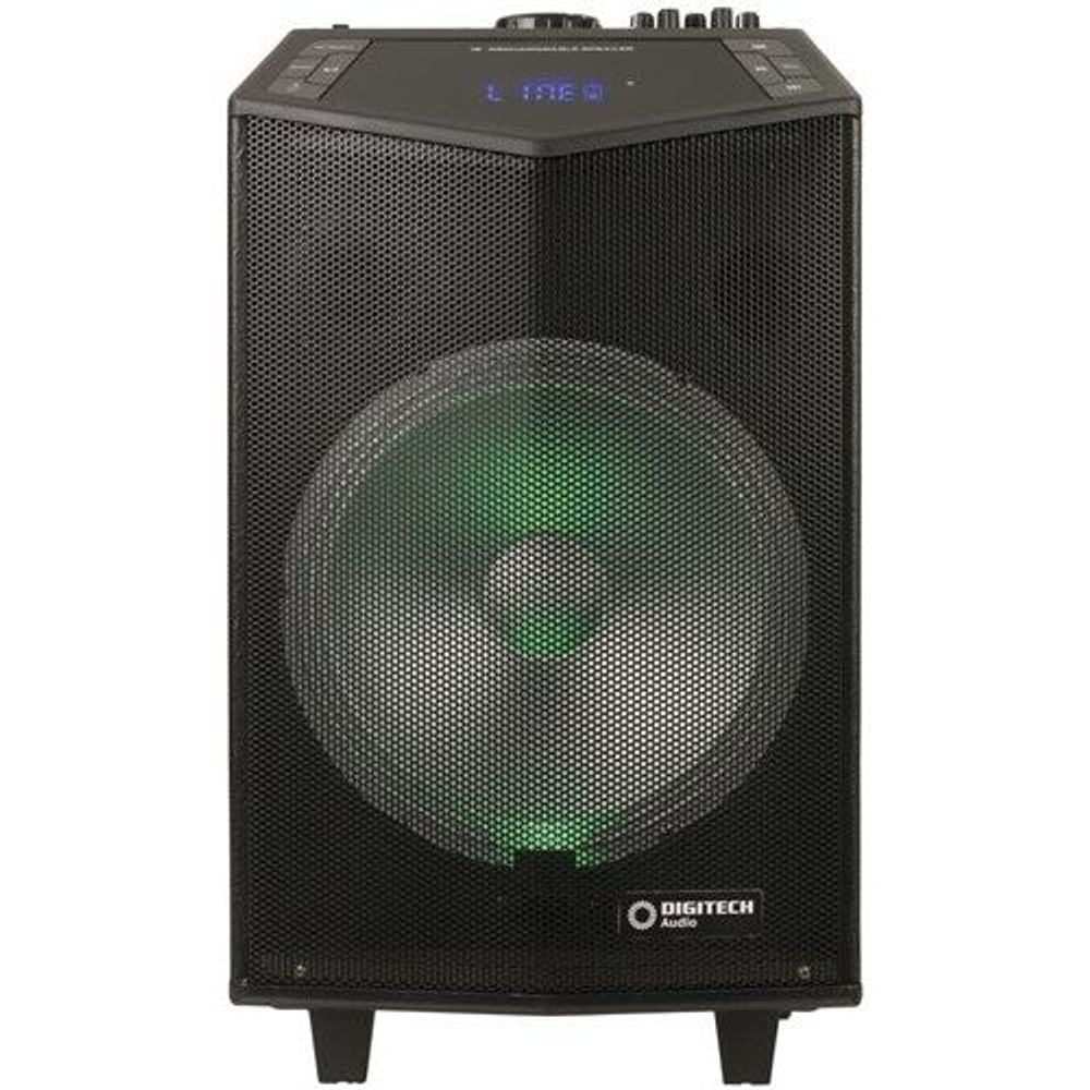 CS2497 - 12 Inch Rechargeable PA Speaker with Wireless Microphone