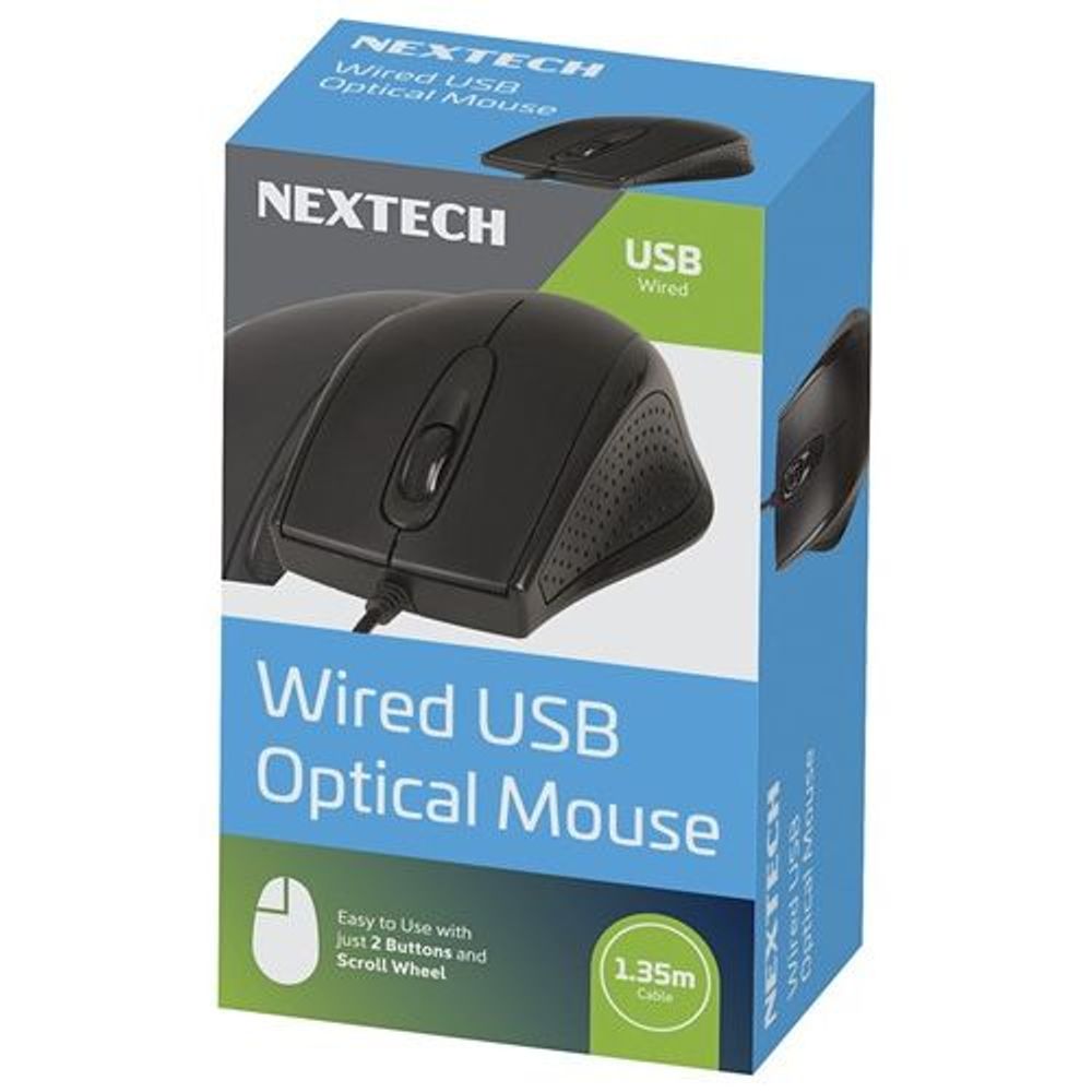 XM5245 - NEXTECH Wired 3 Button Optical Mouse