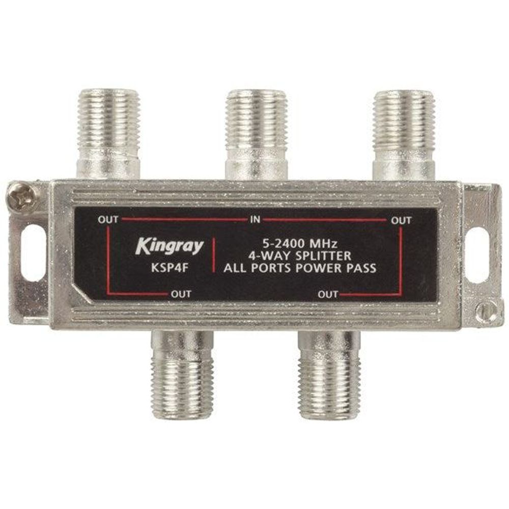 LT3071 - Kingray 4-Way Foxtel® Approved Splitter