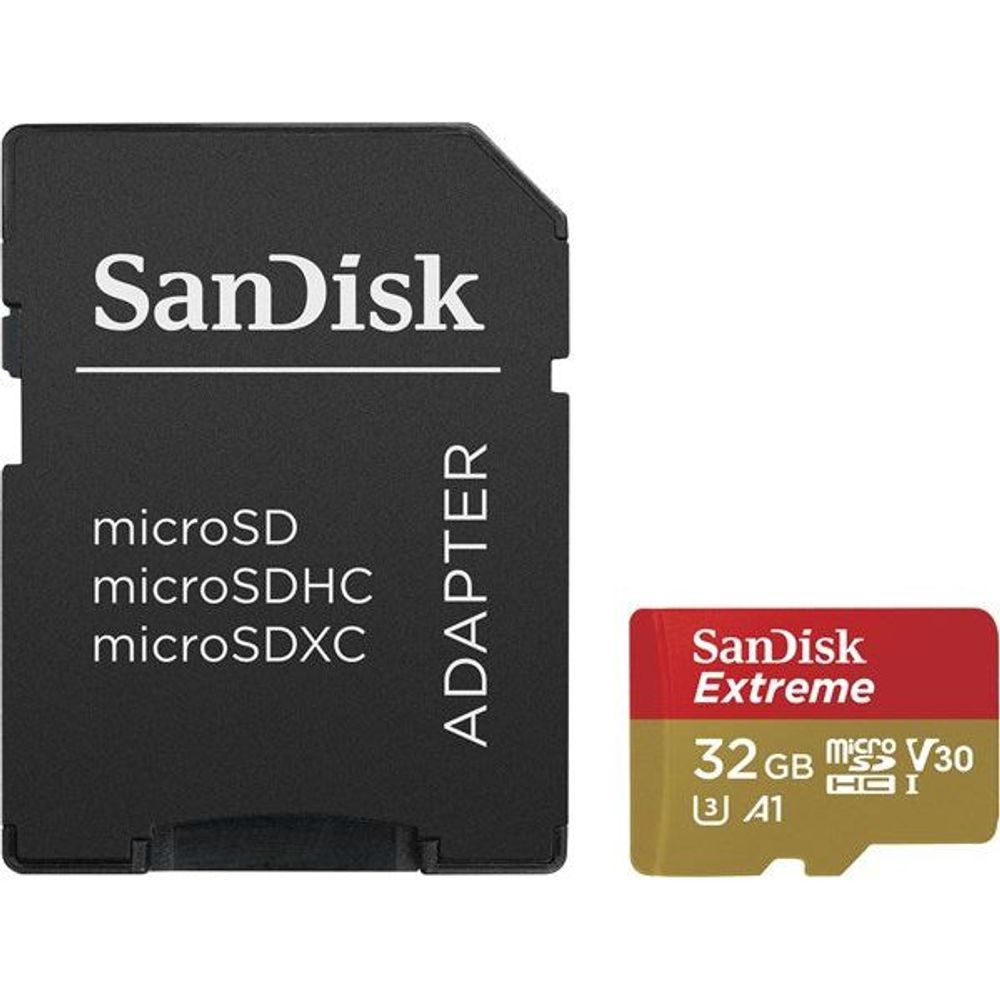 SDSQXAF-032G-GN6MA - Sandisk 32GB High Extreme microSDXC Class 10, Reads 100MB/S, Writes 60MB/S