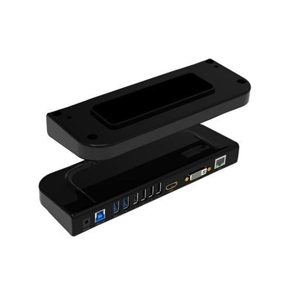 XC5912 - 11 in 1 Multifunction Hub with HDMI, DVI, Network, Audio and Microphone and 4 USB2.0 and 2 USB3.0 Ports