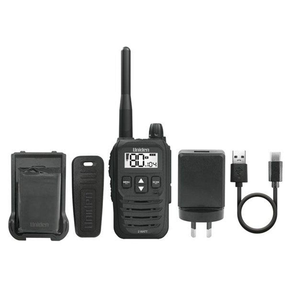 DC9240 - Uniden 2W UHF Hand Held Transciever UH825