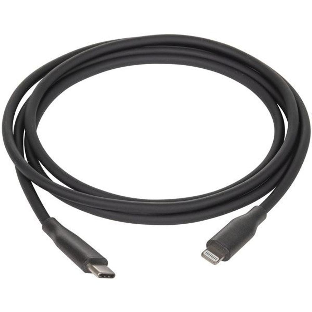 WC7916 - 1.2m Black Silicone USB Type-C to Lightning™ MFi Cable