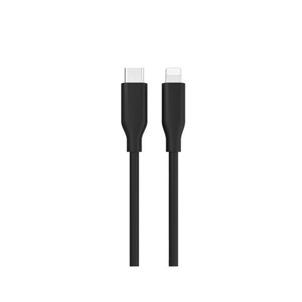 WC7916 - 1.2m Black Silicone USB Type-C to Lightning™ MFi Cable