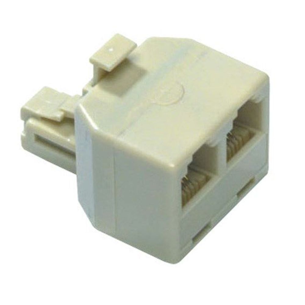 YT6056 - RJ12 6/4/C Modular Double Adaptor