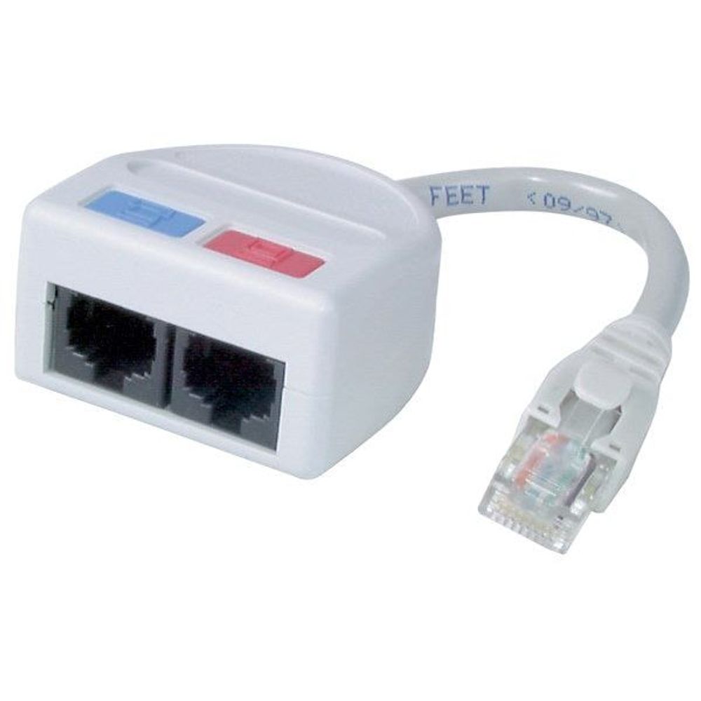 YT6090 - RJ45 Cat 5 UTP Splitter - 150mm