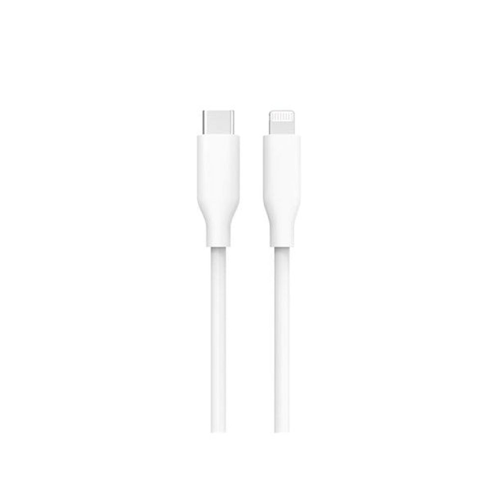 WC7918 - 1.2m White Silicone USB Type-C to Lightning™ MFi Cable