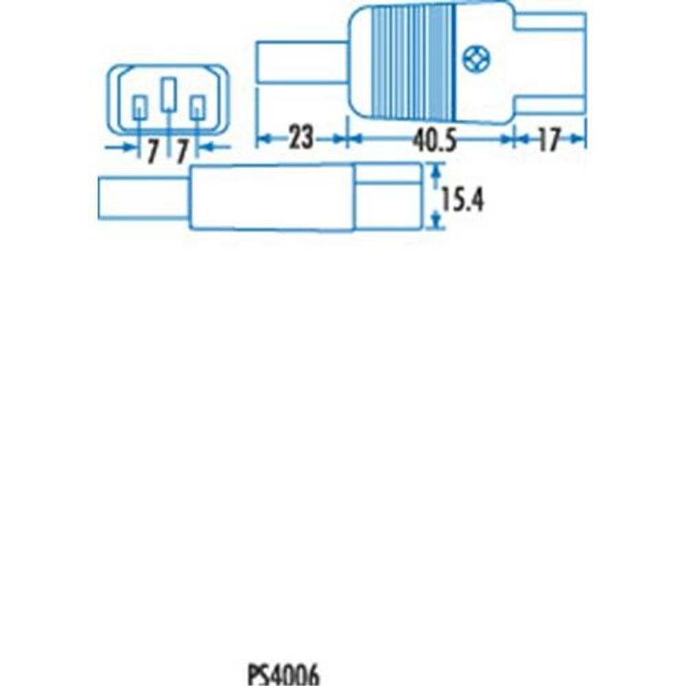 PS4006 - IEC320 240V Female Line Power Socket