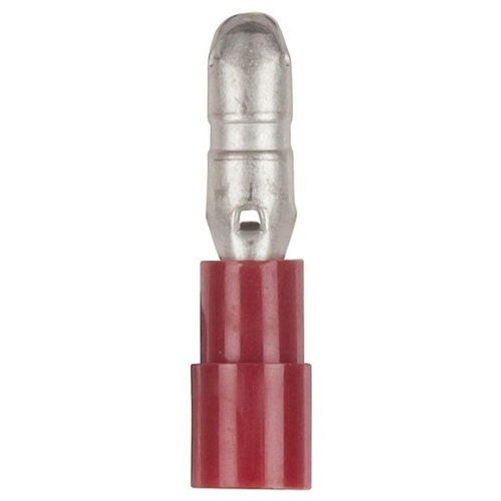 PT4500 - 4mm Red Male Bullet Style Crimp Terminal - Pack of 8