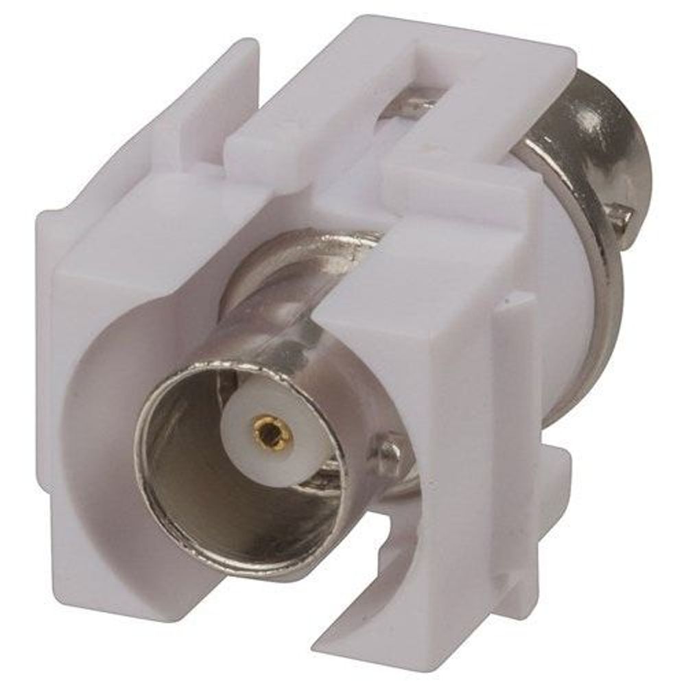 PS0763 - Keystone Insert - BNC to BNC Socket White